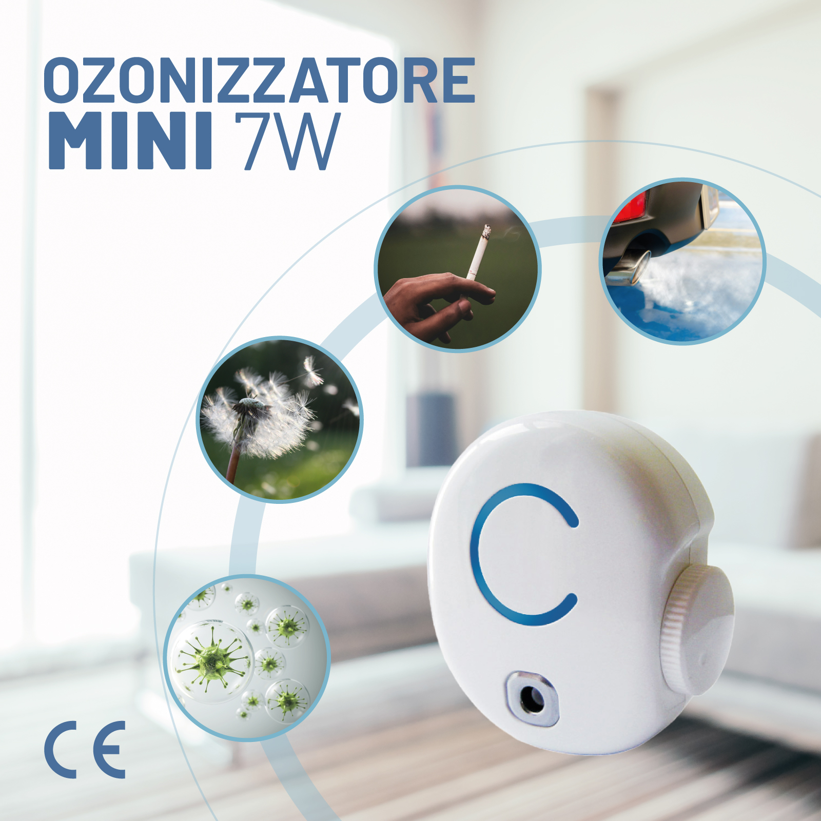 
Mini Ozonizzatore 7W: La Soluzione Ideale per un'Aria Pulita in Casa e nelle Stanze di Coltivazione